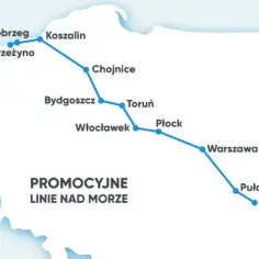 Jak dojechać do Mielna z Warszawy - najtańsze i najszybsze opcje podróży