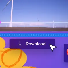 Chcesz wiedzieć, jak pobrać film z YouTube bez programu? Kliknij przycisk "Download", aby zapisać wideo z wiatrakami.