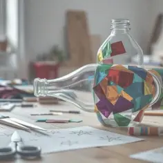 Magiczny lampion adwentowy z plastikowej butelki. Prosty sposób na świąteczną dekorację