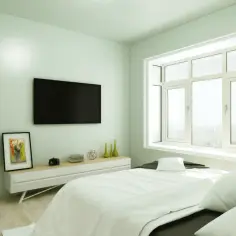 Na jakiej wysokości telewizor w sypialni, aby uniknąć dyskomfortu?
