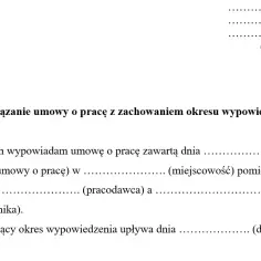 Prawidłowe wypowiedzenie umowy o pracę: Wzór, terminy, błędy i porady