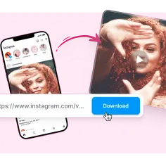 Chcesz wiedzieć, jak pobrać film z Instagrama? Skopiuj link do filmu i kliknij "Download".