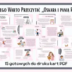Streszczenie oskar i pani róża: 10-letni Oskar, chory na białaczkę, uczy się od pani Róży, jak żyć pełnią życia i akceptować śmierć.