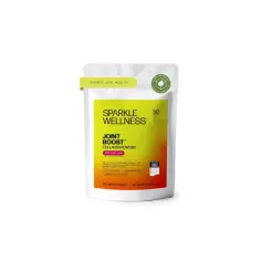 Opakowanie proszku "Joint Boost" od Sparkle Wellness, wspierające mobilność stawów. Smak mieszanych jagód.
