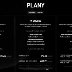 Plany Starlink: W domu 335 zł, W drodze od 175 zł, Na łodzi od 1384 zł. Sprawdź, ile kosztuje Starlink dla Ciebie.