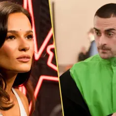 Natalia Szroeder i Quebo, polscy artyści, w kadrze.