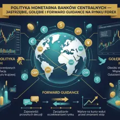 Polityka monetarna banków centralnych: jastrzębia, gołębia i forward guidance. Wpływ na popyt i kursy walut.