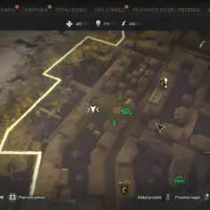 Mapa z gry Dying Light 2, pokazująca teren Houndfield. Gracze zastanawiają się, czy Dying Light 2 ma crossplay, by grać ze znajomymi na różnych platformach.