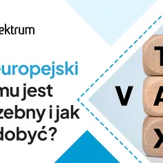 NIP europejski: dowiedz się, komu jest potrzebny i jak go zdobyć. Obok kostki z napisem VAT.