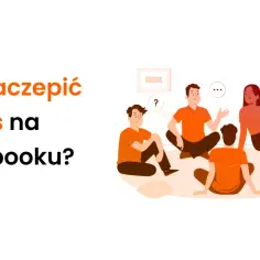 Jak zacząć rozmowę na Facebooku? Grupa osób siedzi w kręgu, dyskutując.