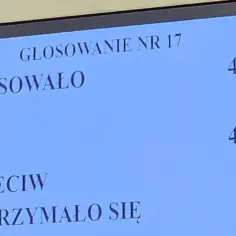 Głosowanie nr 17 w Sejmie: 424 posłów głosowało, 424 było za, 0 przeciw, 0 wstrzymało się.