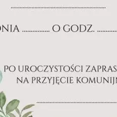 Jak się pisze zaproszenia na komunię? Przykłady i porady, które pomogą