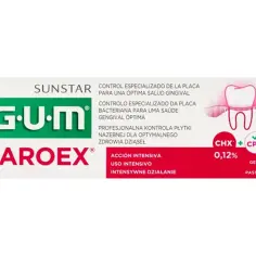 Pasta do zębów GUM Paroex z chlorheksydyną 0,12% do intensywnej pielęgnacji dziąseł.