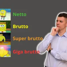 Zastanawiasz się, ile kosztuje pracownik na cały etat? Od netto, przez brutto, aż po giga brutto – Spongebob pokazuje skalę!