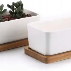   Doniczki ceramiczne prostokątne - Podnieś swój ogród z doniczkami prostokątnymi