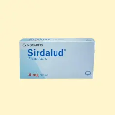 Opakowanie leku Sirdalud z tizanidyną, 4 mg, 30 tabletek. Sirdalud na co pomaga? Na skurcze mięśni.