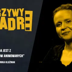 Dominika Kluźniak, znana z dubbingu filmów animowanych, w programie "Krzywy Kadre".