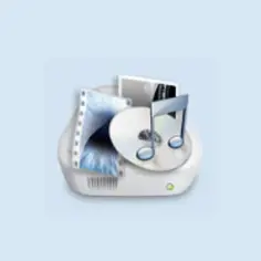 Ikona programu Format Factory z płytą CD, nutami i dokumentami.