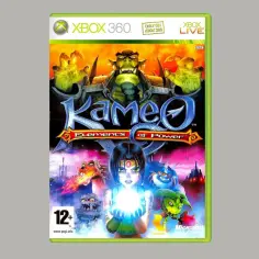 Okładka gry Kameo: Elements of Power na Xbox 360. Widoczna główna bohaterka, potwory i smok.