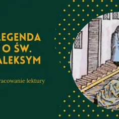 Legenda o świętym Aleksym: ilustracja przedstawia scenę z życia świętego, gdzie ktoś wylewa wodę na leżącego człowieka.