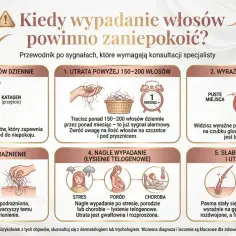 Nadmierne wypadanie włosów, przerzedzenie, swędzenie skóry głowy, łamliwe pasma – to sygnały, by skonsultować się ze specjalistą.
