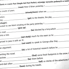 Ćwiczenia Past Simple i Past Perfect: Opanuj różnice z PDF!