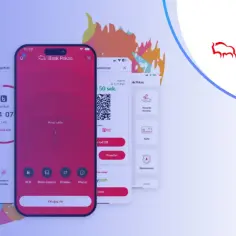 Aplikacja mobilna Banku Pekao z kodem BLIK, QR i wykresami kursów walut. Szybkie płatności i zarządzanie finansami.