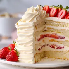 Krem z białą czekoladą, mascarpone i bitą śmietaną