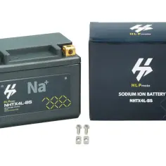 Akumulator HLPmoto NHTX4L-BS, idealny do skutera 50 4t. To nowoczesny akumulator sodowo-jonowy.