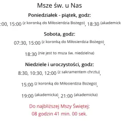 O której jest suma w kościele? Sprawdź godziny mszy w Twojej okolicy
