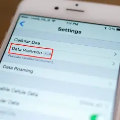 Ustawienia iPhone'a: sekcja "Dane w roamingu" jest kluczowa, by wiedzieć, jak włączyć roaming w iPhone.