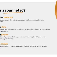 Kluczowe aspekty Intrastat: terminowość deklaracji, precyzyjne dane, monitoring progów i bieżące korekty.