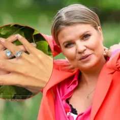 Marta Manowska z pierścionkami na palcach, zastanawiamy się, czy Marta Manowska ma męża.