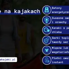 Co zabrać na kajaki do jedzenia, aby uniknąć nieprzyjemnych niespodzianek