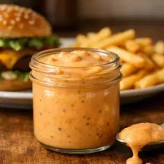 Pyszny, kremowy sos do big maca, idealny do burgerów i frytek.