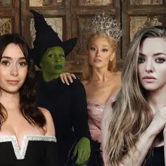 Gwiazdy musicalu "Wicked" - obsada z różnych produkcji. Zielona wiedźma obok księżniczki i innych aktorek.