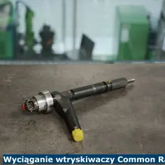 Wtryskiwacz Common Rail na szarej powierzchni. Zastanawiasz się, czym zalac zapieczone wtryski?