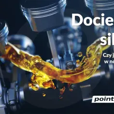 Zbliżenie na tłoki silnika z płynącym olejem. Temat: docieranie silnika. Czy jest konieczne w nowych autach?