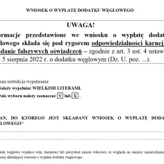 Kto składa wniosek o dodatek węglowy? Sprawdź, czy możesz to zrobić