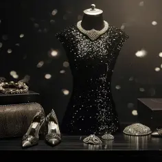 Czarna błyszcząca sukienka: Jak ją stylizować? Genialne pomysy!