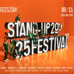 Rzeszów, 08/11 - wielki Stand-up Festival, gdzie polscy komicy publikują swoje programy stand-up.