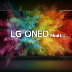 LG QNED MiniLED – zobacz, co to za technologia! Telewizor z eksplozją kolorów, ukazujący żywe barwy i głęboką czerń.