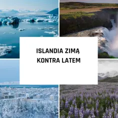 Lodowe góry, wodospad z tęczą, zimowe Reykjavik i pola łubinu. Kiedy najlepiej na Islandię? Zima czy lato?