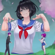 Dziewczyna w szkolnym mundurku manipuluje innymi uczniami jak marionetkami. Chcesz wiedzieć, jak zainstalować Yandere Simulator?