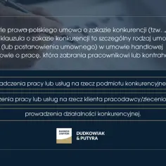 Zakaz konkurencji w trakcie trwania stosunku zatrudnienia bez odszkodowania to umowa zabraniająca pracownikowi świadczenia pracy na rzecz konkurencji.