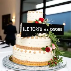Tort 2 kg na ile osób? Sprawdź, ile gości zaspokoisz!