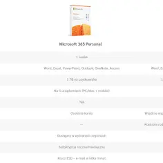 Porównanie Microsoft 365 Personal i Family. Dowiedz się, ile kosztuje Word i inne aplikacje w ramach subskrypcji.