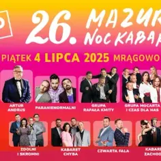 Kabarety w Mrągowie - Najlepsze wydarzenia i bilety na występy