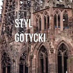 Kamienna wieża katedry w stylu gotyckim, z misternymi detalami i łukami.