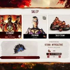 Sklep w najnowszym Mortal Kombat: oferta sezonowa, premium i sklep Steam. Wyróżnione wyposażenie Kitany.
